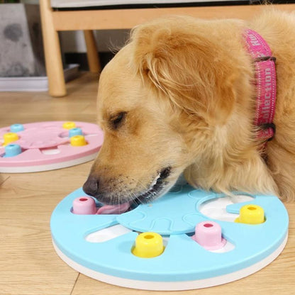 Jouet interactif pour chien Lighteme avec nourriture qui fuit (3 couleurs)