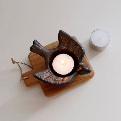 Bougeoir Lighteme en fer en forme d'oiseau
