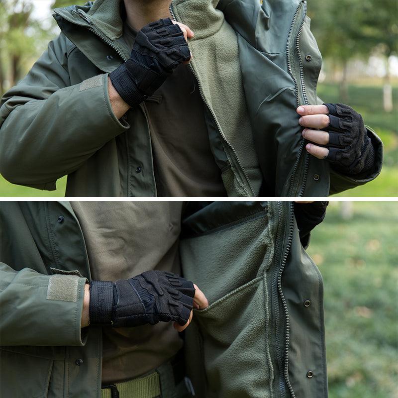 Lighteme G8 Softshell Taktische Jacke Mantel Militär Fleece Mit Kapuze