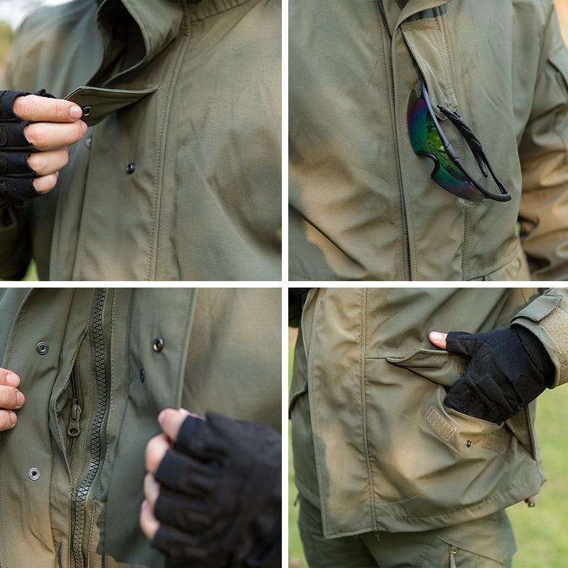Lighteme G8 Softshell Taktische Jacke Mantel Militär Fleece Mit Kapuze
