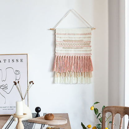 Lighteme Jacquard Tassel Wall Hanging