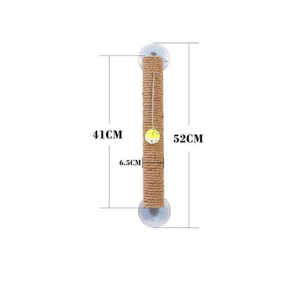 Lighteme Jute Saugnapf Katzenkletterwand Kratzspielzeug
