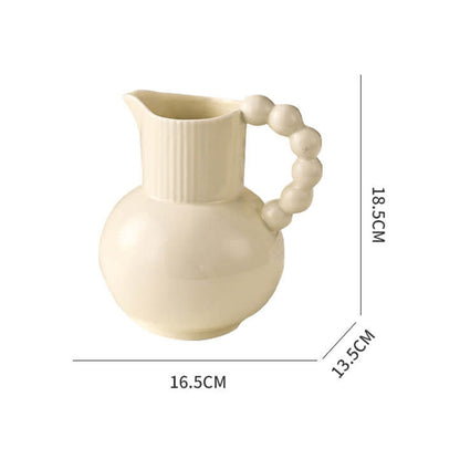 Lighteme Keramikvase in Kesselform