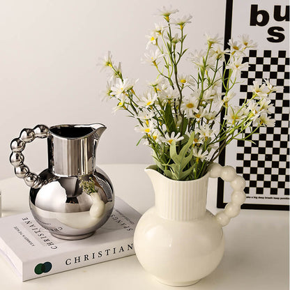 Lighteme Keramikvase in Kesselform