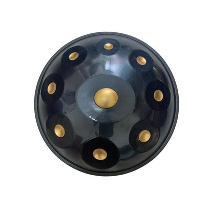 Lighteme King Handmade Custom 22 Inch 9/10/12 Notes D Minor Sabye Scale Stainless Steel / Nitride Steel Handpan Drum