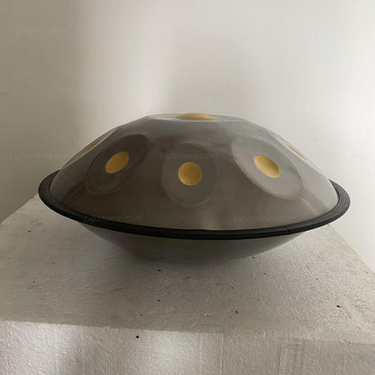 Lighteme King Handmade 22 Inch 9 Notes D Minor Amara Scale Stainless Steel / Nitride Steel Handpan Drum