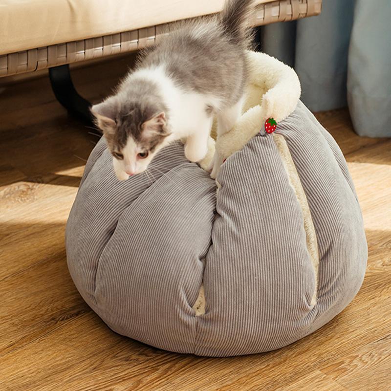 Lighteme Kitten Cute Velvet Bed Removable And Washable Mat (4 colors & 2 sizes)
