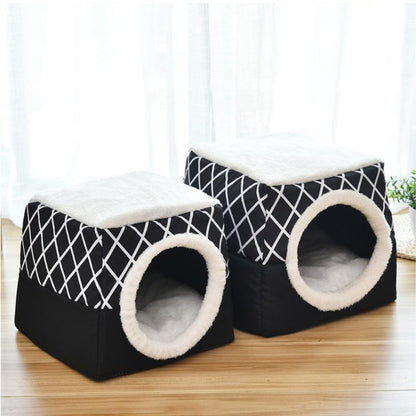 Lighteme Kitten House Dual-Use Cat Nest Pet Bed (2 colors & 2 sizes)
