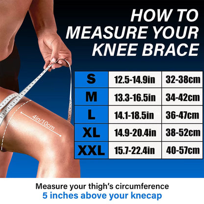 Genouillères de compression Lighteme pour femmes et hommes 