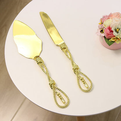 Spatule à gâteau en acier inoxydable Lighteme Knot Design