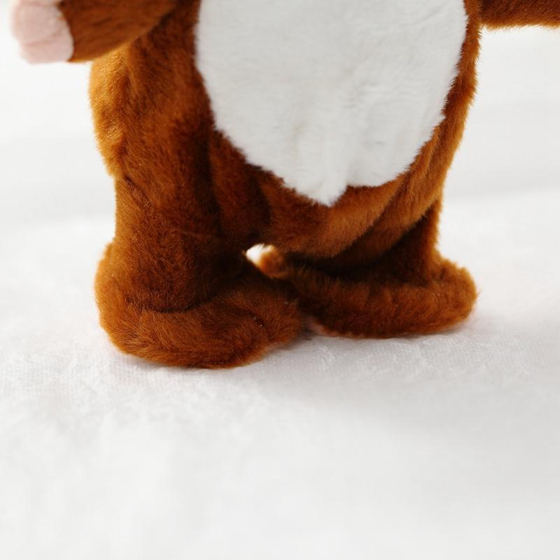 Lighteme Cute Walking & Talking Interactive Sound Record Hamster Plush Toy