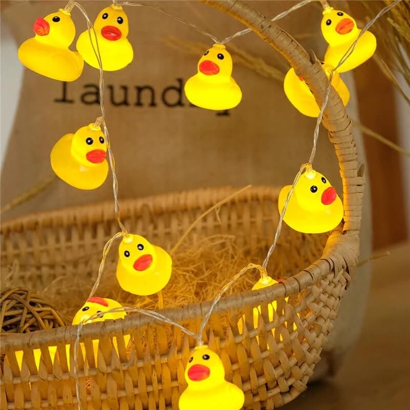 Lighteme LED-Lichterkette „Kleine gelbe Ente“