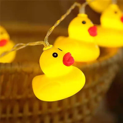 Lighteme LED-Lichterkette „Kleine gelbe Ente“