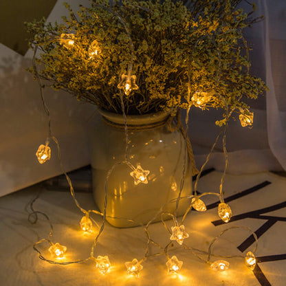 Lighteme LED-Lichterkette mit Pentagramm