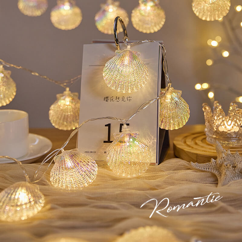 Lighteme LED Romantic Fluorescent Shell String Light
