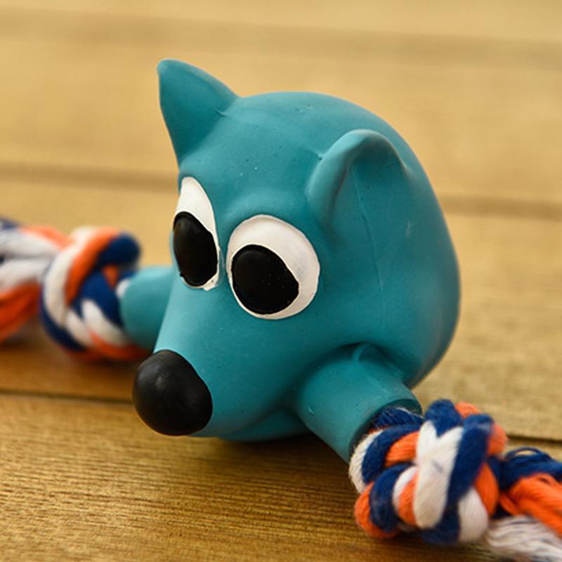 Lighteme Latex Cotton Rope Chewing Dog Toy (2 Types)