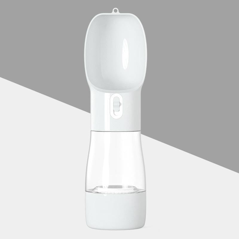 Bouteille d'eau anti-fuite pour chien Lighteme avec compartiment à nourriture (4 couleurs)