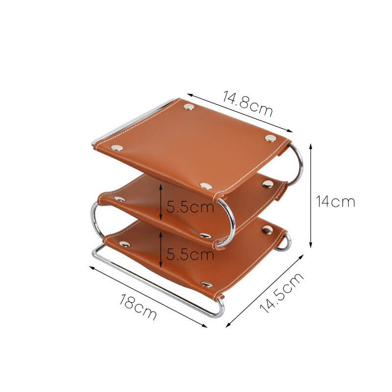 Lighteme Leather Desktop Storage