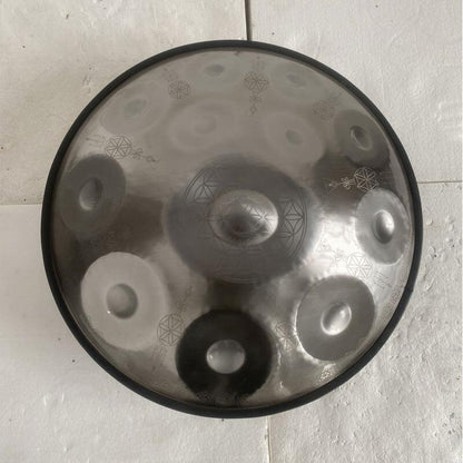 Life of Flower Personnalisé Fait main Do Majeur 22 pouces 9/10/12 notes en Acier Inoxydable Handpan Drums
