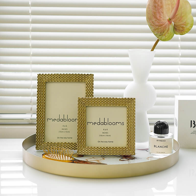 Lighteme Light Luxury vergoldeter Bilderrahmen