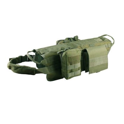 Harnais tactique pour chien Lighteme 3 couleurs réglable militaire K9 avec 3 poches détachables