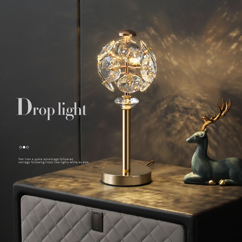 Lighteme Light Luxus-Kristall-Tischlampe