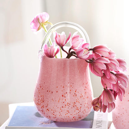 Lighteme Light Luxus-Handtaschenvase aus Glas