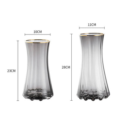 Vase en verre simple et luxueux Lighteme