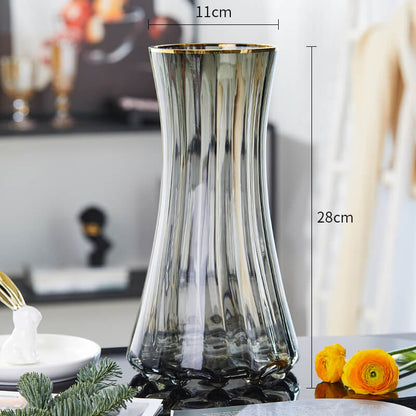 Vase en verre simple et luxueux Lighteme