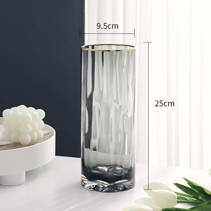 Vase en verre simple et luxueux Lighteme