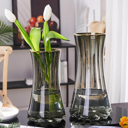 Vase en verre simple et luxueux Lighteme