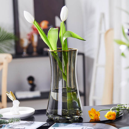 Vase en verre simple et luxueux Lighteme