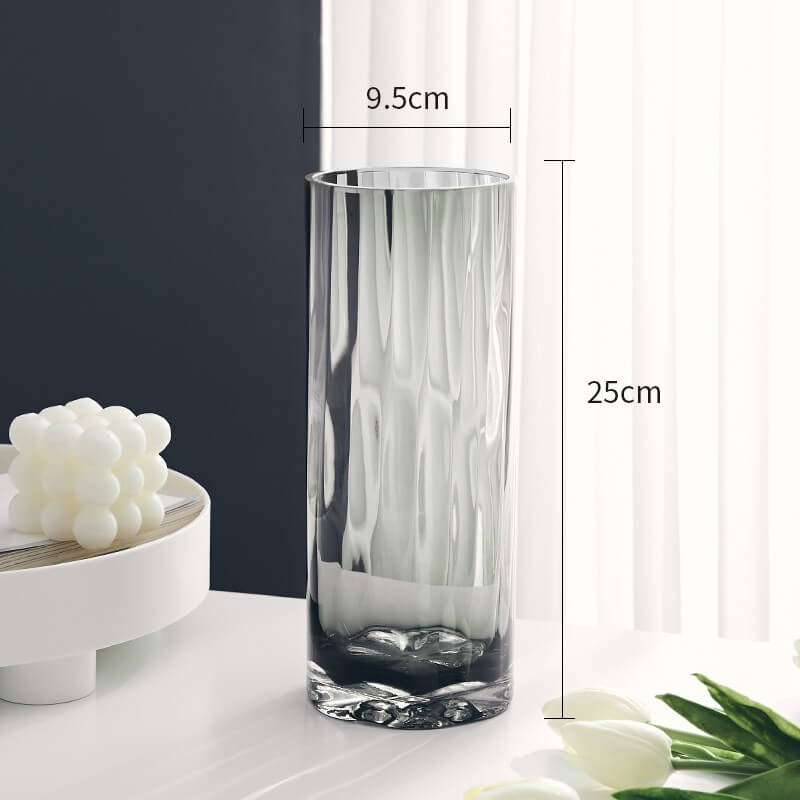 Vase en verre simple et luxueux Lighteme