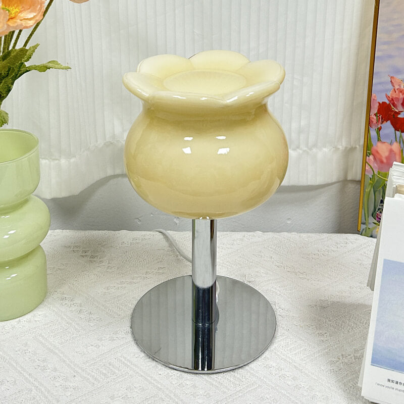 Lampe de table en verre Lighteme Muguet