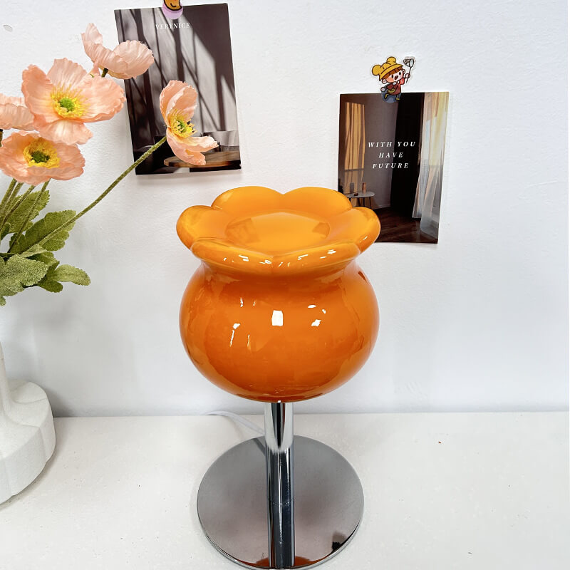 Lampe de table en verre Lighteme Muguet