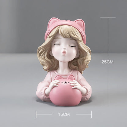 Lighteme Little Bear Girl Piggy Bank