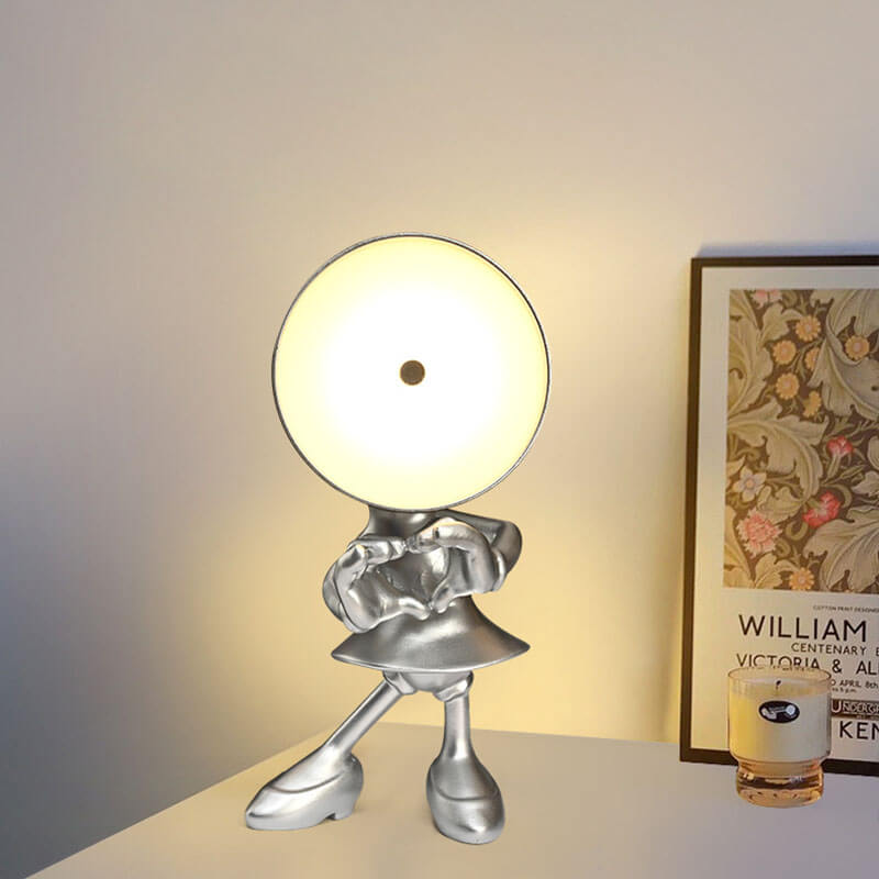 Lighteme Little Golden Man Touch-Lade-Schreibtischlampe