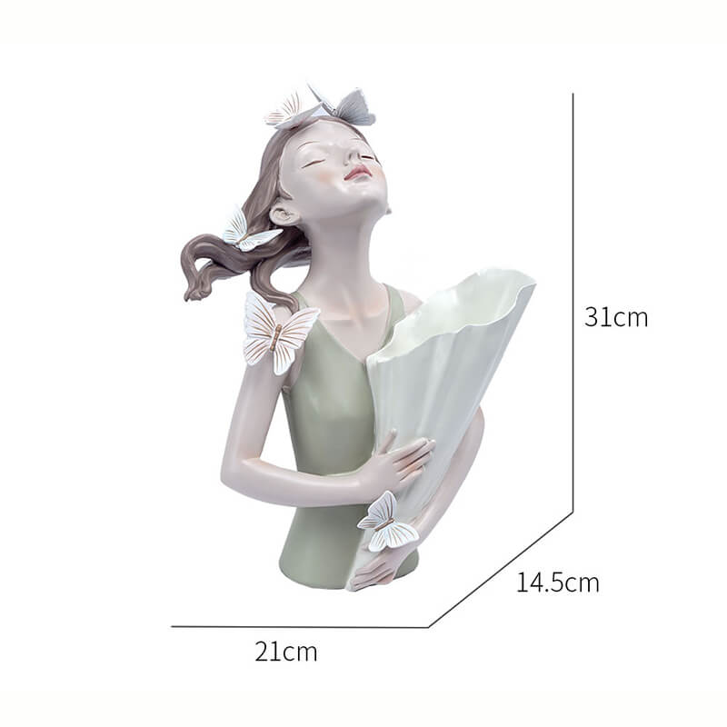 Lighteme regardant vers le haut Bouquet Fille Décoration 