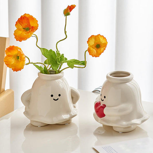Vase en céramique fantôme adorable de Lighteme