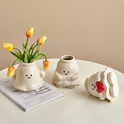 Lighteme Lovely Ghost Ceramic Vase