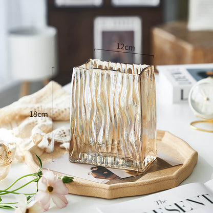 Lighteme Light Luxus tragbare Glasvase