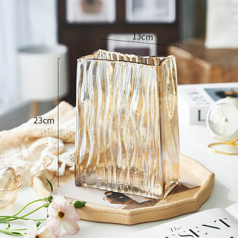 Lighteme Light Luxus tragbare Glasvase