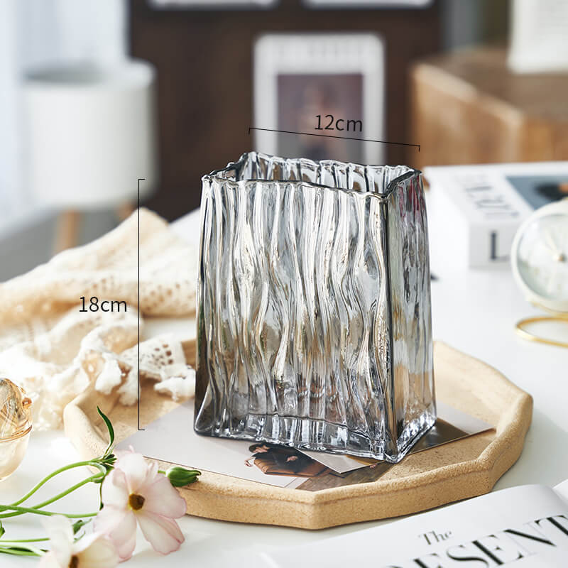 Lighteme Light Luxus tragbare Glasvase