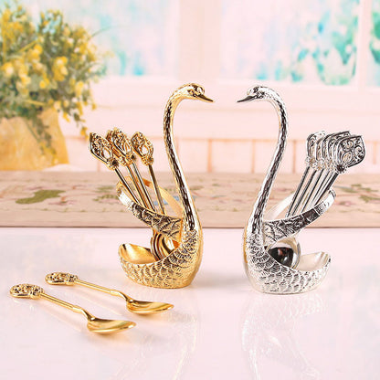 Lighteme Luxury Swan Spoon Set