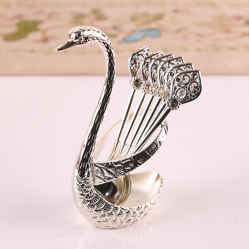 Lighteme Luxury Swan Spoon Set