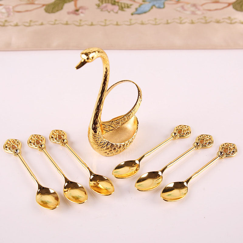 Lighteme Luxury Swan Spoon Set