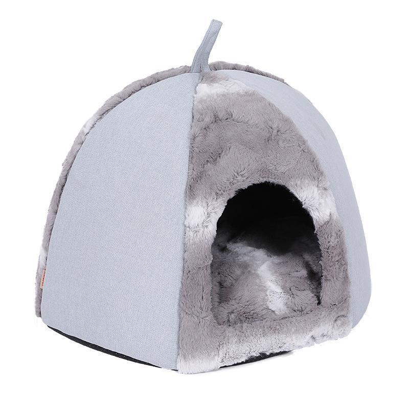 Lighteme Luxus-Katzennest in Gerform für den Winter (2 Ausführungen &amp; 2 Größen)