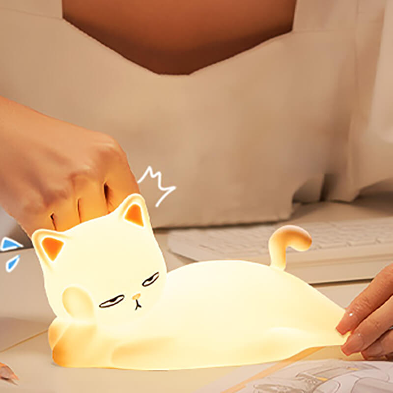 Lighteme Nachtlampe „Liegende Katze“ 