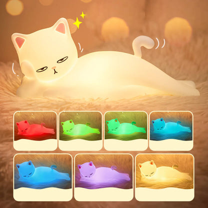 Lighteme Nachtlampe „Liegende Katze“ 