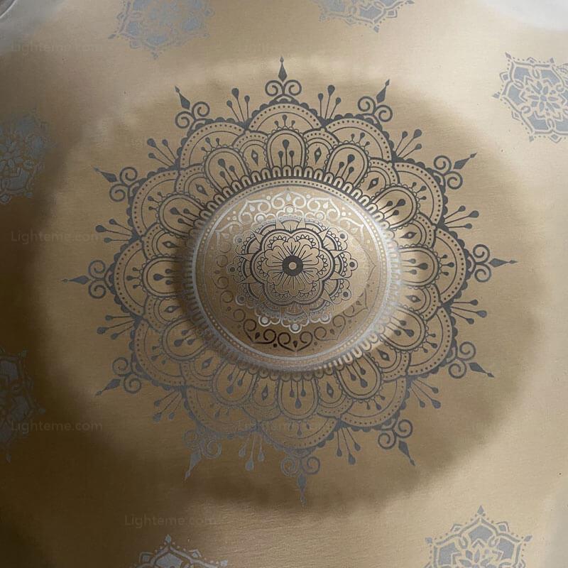 Personnalisé Fait main Fleurs de Datura 22 pouces 9/10/12 notes en Acier Inoxydable Handpan Drums, E La Sirena Hang Drum